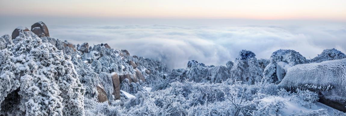 冬天的天柱山也是一個冰雪王國